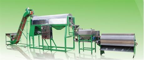 Hệ thống bóc vỏ hạt điều hai đầu thổi